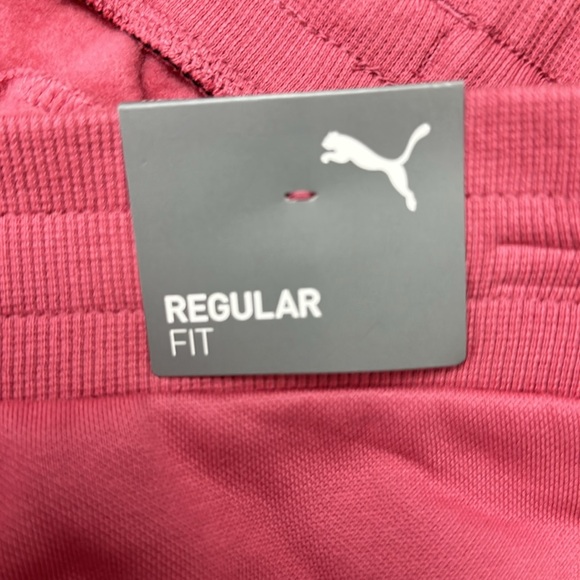 PUMA Essentials Pink Fleece Jogger Sweatpants Front Pockets Adjustable Waist 2XL - Picture 7 of 9